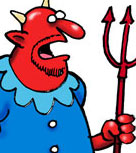 Devil with a blue dress on